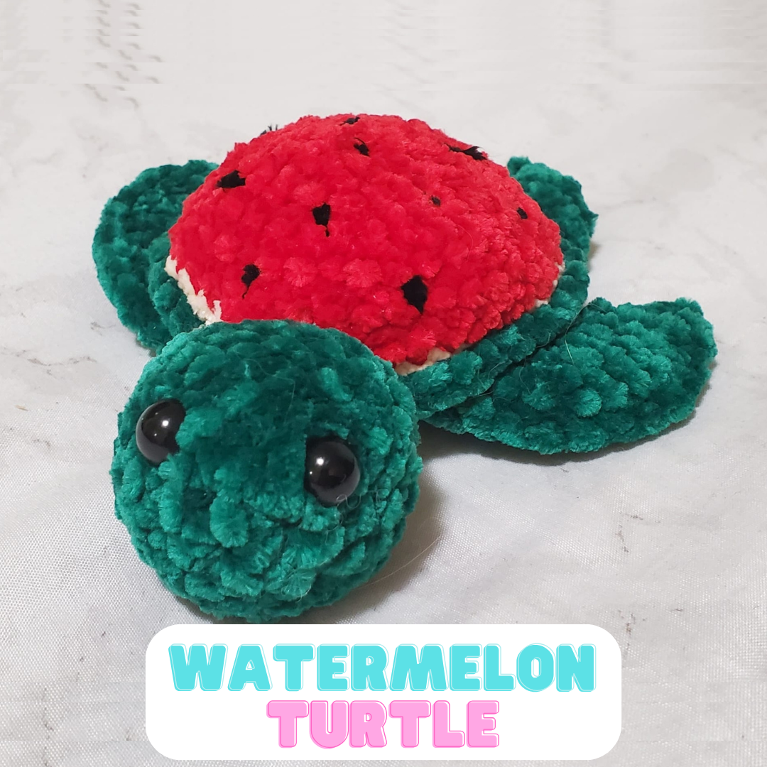 Crochet Turtle Mushroom